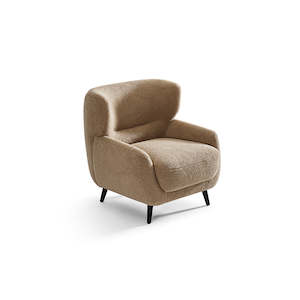 Dory Armchair | Fabric｜Coffee Brown