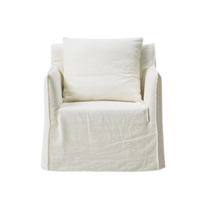 Armchair: KAI Armchair | Fabric | White