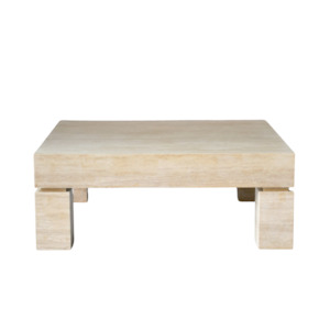 ARCHIE Coffee Table | Natural Travertine | Beige