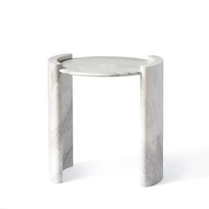 ISABELLA Side Table | Natural Marble Volakas