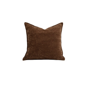 Cushion: Charlie Velvet Luxe Brown Cushion