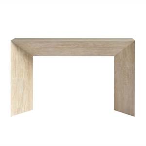 Premium Hall Tables In Nz A Perfect Hallway Console Table: TIANA Hall Table | Natural Marble Travertine | Beige