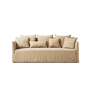KAI 2 Seater Fabric Sofa | Camel | 2210mmX890mm