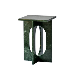 LILA | Side Table | Natural Marble | Imperial Green