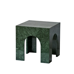 Side Table: ERA | Side Table | Natural Marble | Imperial Green