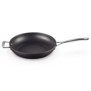 Frypans And Skillets: Le Creuset Toughened Non-Stick Deep Fry Pan with Helper Handle - 26cm