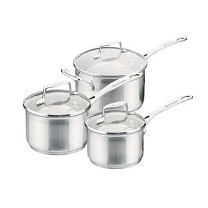 Scanpan Impact 3 Piece Saucepan Set