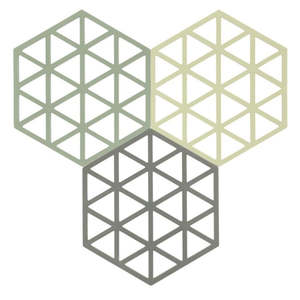 Heat Mats Trivets: Zone Denmark 'Triangles' Trivets - Set of 3
