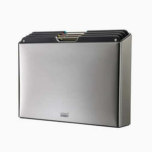 Chopping Boards: Joseph Joseph Folio Steel 4 Piece Chopping Board Set Large