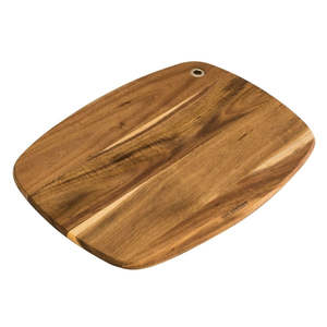 Chopping Boards: Peer Sorensen Acacia Wood Slim Line Curved Cutting Board - 37cm x 27cm