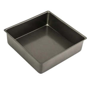 Bakemaster Non-Stick Square Deep Cake Pan - 25cm