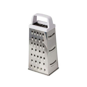 Cuisena: Cuisena 4 Sided Stainless Steel Box Grater - Plastic Handle