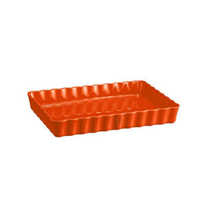 Emile Henry: Emile Henry Deep Rectangular Tart Dish - 24 x 34cm