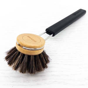 Cleaning: Ecovask Dish Brush with Horse Hair Brush Head - 3 Colours