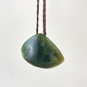 Products: Kahurangi Pounamu Half Pipi Necklace