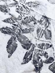 Wild Creations: Rose Ecoprinted Pillow covers - matching pair