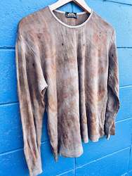Merino Wool: Walnut, Lichen & Gum Long sleeve - Merino L