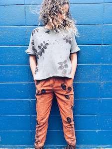 Botanical Clothing: Rust pants - Linen