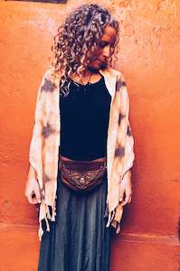 Thread Journeys: Soga naturally dyed - scarf / shawl - Java