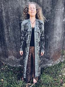 Dark Eucalyptus Medicine Cardy ~ Merino ~ M/L/XL