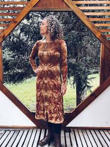 Plant Dyed Merino Wool: Thread Journeys Dress ~ Merino ~ XS/S ~ NEW