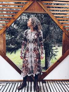Plant Dyed Merino Wool: Thread Journeys Dress ~ Merino ~ M ~ NEW