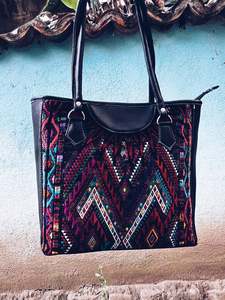 Colorful Embroidered Shoulder Bag  ~ Hand embroidered