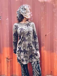 Liquid Amber Dress ~ Merino ~ S