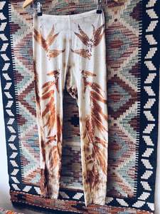 Thread Journeys Eucalyptus Leggings ~ Merino ~ L ~ New