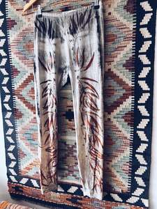Thread Journeys Eucalyptus Leggings ~ Merino ~ S/M ~ New