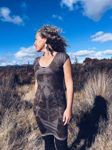 Wild Walnut Dress ~ Merino ~ XS/S