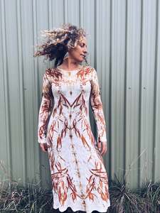 Wild Fire Dress ~ Merino ~ M