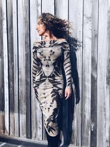 Dresses: Wild Symmetry Dress ~ Merino ~ XXS/XS