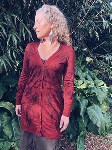 Sale: Little Red Riding Hood Cardigan ~ Merino ~ S