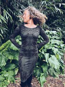Wild Forest Dress ~ Merino ~ S/M