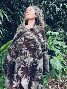 Wool Blanket Wrap / Home Decor ~ Dark Eucalyptus