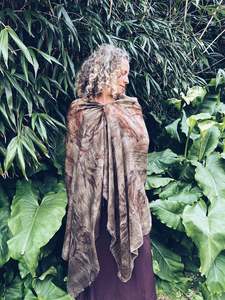 The Ethereal Merino Silk Wrap ~ Gold