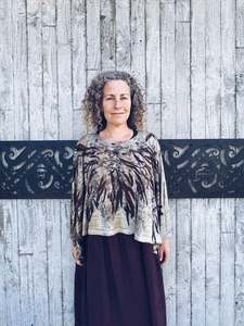 Thread Journeys Draped Shawl Onion Skins & Rust ~ Merino ~ One Size