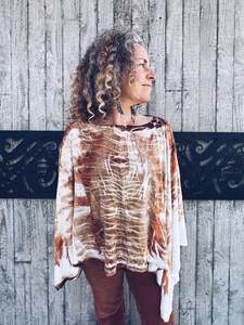 Thread Journeys Draped Shawl Onion Skins ~ Merino ~ One Size