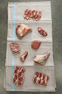 Homegrown Farm Fresh Meats: BBQ Lamb Box (Half)