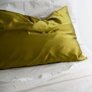 100% Pure Silk Pillowcase - Khaki