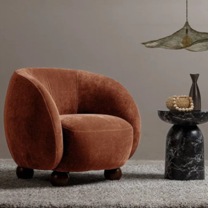 Furniture: Margot Armchair- Rust