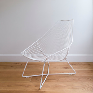 Chairs: PIHA LOUNGER- WHITE