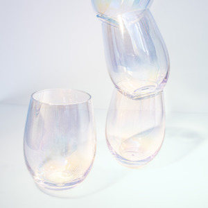 Iridescent Stemless Glass - Set of 4