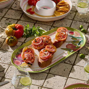 Dining: FIESTA MELAMINE OVAL PLATTER