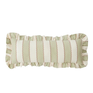Homeware: Camilla Long Cotton Cushion Pistachio