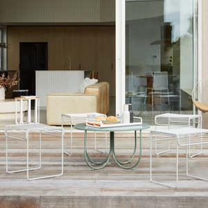 Furniture: Beaumont Stool-White