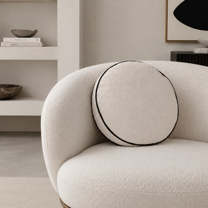 Homeware: Monet Velvet Round Cushion