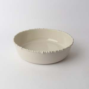 Dining: Pearl Upright Bowl- Sand