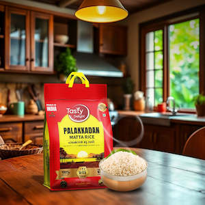 Rice: Tasty Delight Palakkadan Matta Rice 10kg